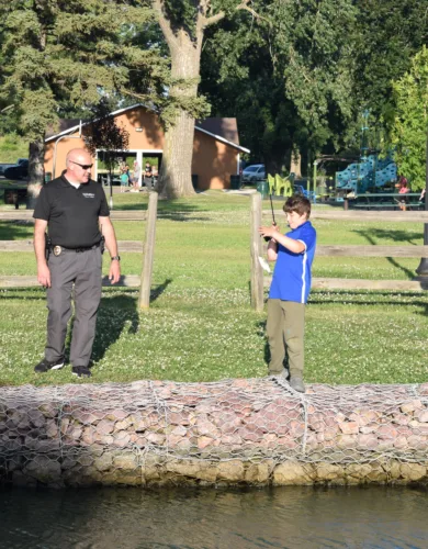 Catching fish